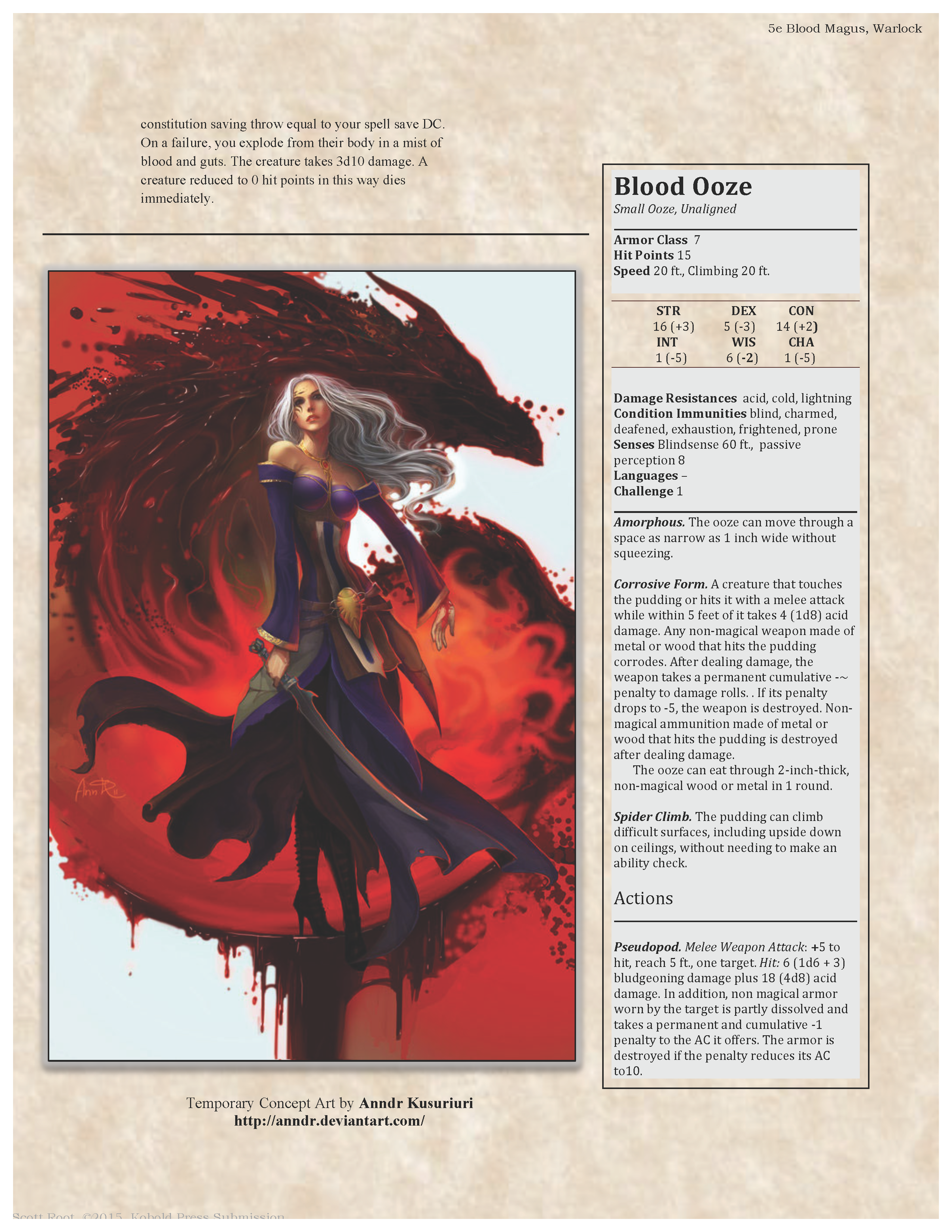 Page 2 - D&D Homebrew 5e, Pact of Gore Warlock
